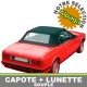 Capote auto Maserati BiTurbo cabriolet en Alpaga SF avec lunette pvc