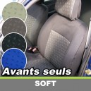 Housses si&egrave;ges auto avants sur mesure pour Alfa Romeo Spider cabriolet - "Soft"