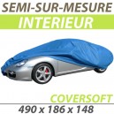 Housse int&eacute;rieure semi-sur-mesure en Polypropyl&egrave;ne COVERSOFT - Housse auto : Bache protection Bmw Serie 3 E92 cabriolet